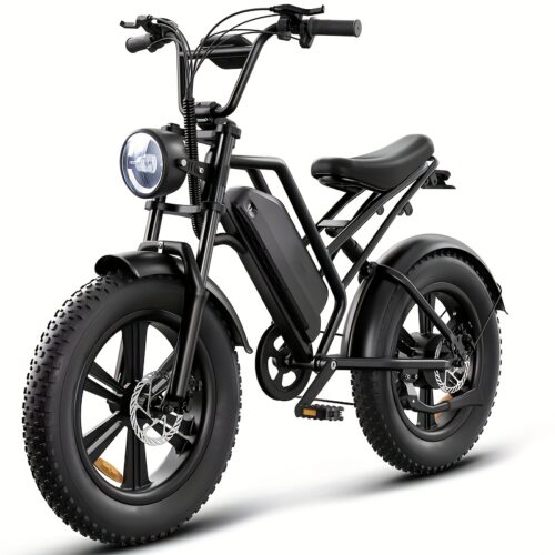 Electric Bicycle Equipped with a 48 Volt 500 Watt Motor