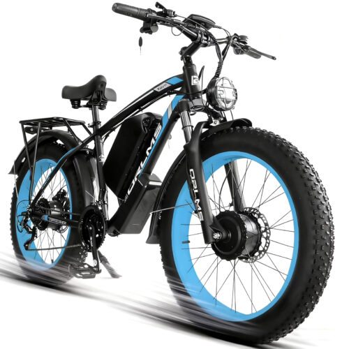 30Ah Ultra-Long Range 2000W Dual Motor Fat Tire Bike